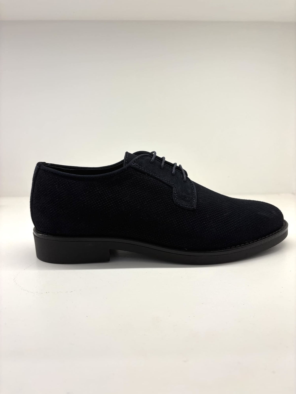 Scarpa casual in camoscio blu