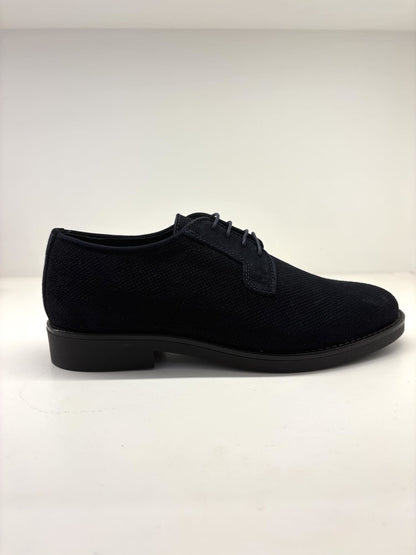 Scarpa casual in camoscio blu