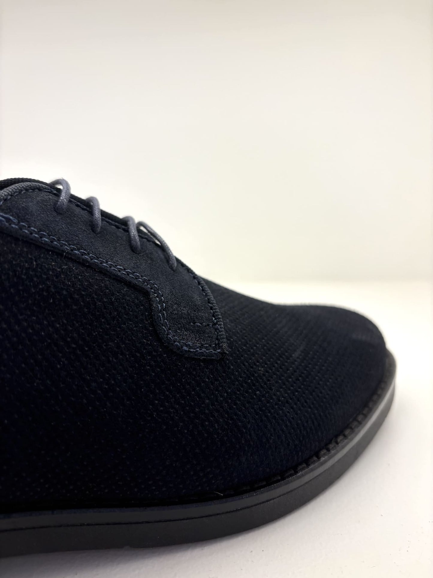 Scarpa casual in camoscio blu