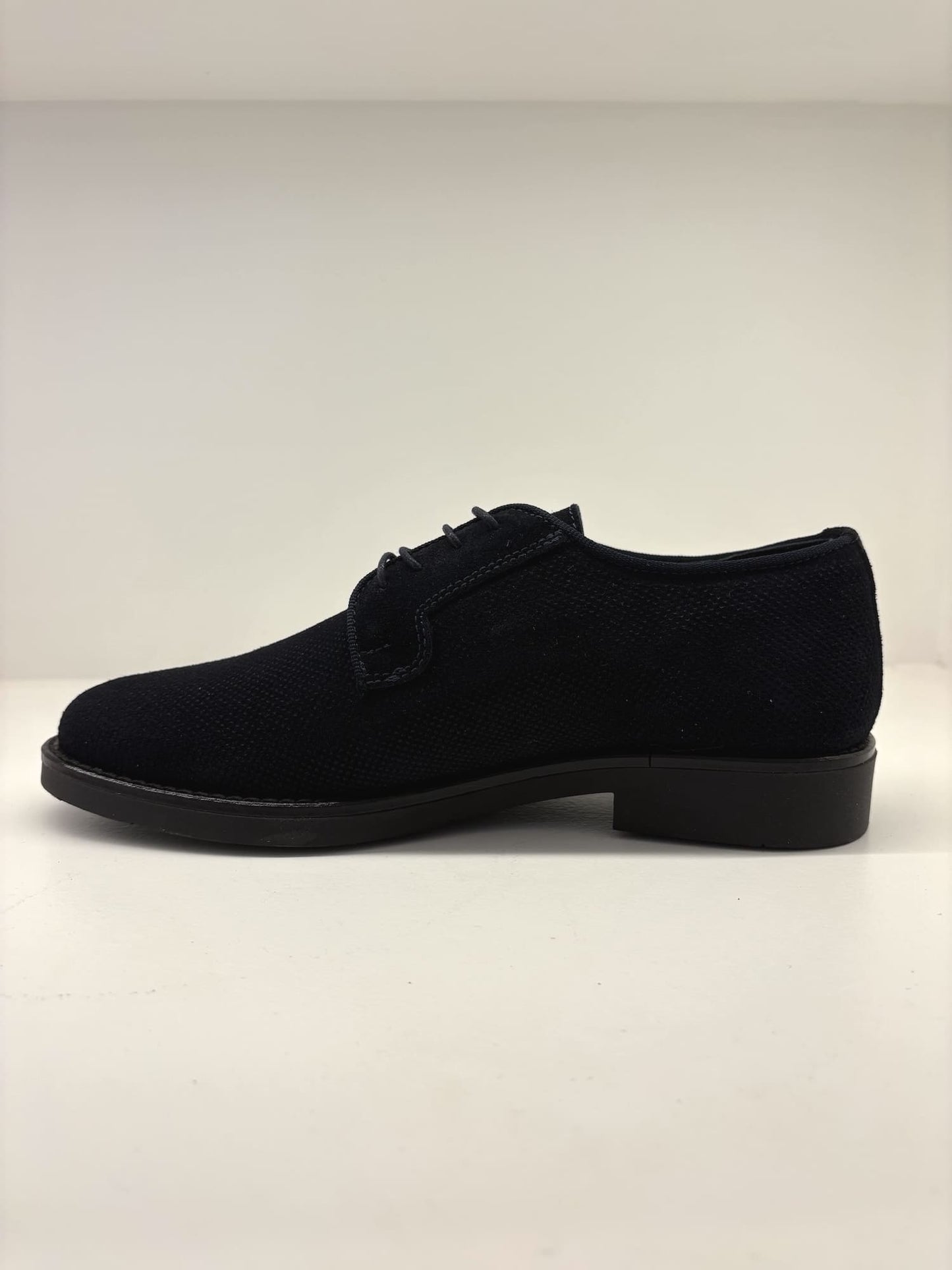 Scarpa casual in camoscio blu