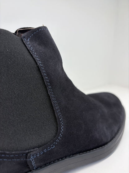 Stivaletto scamosciato blu