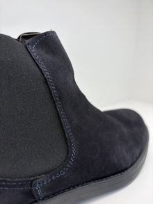 Stivaletto scamosciato blu