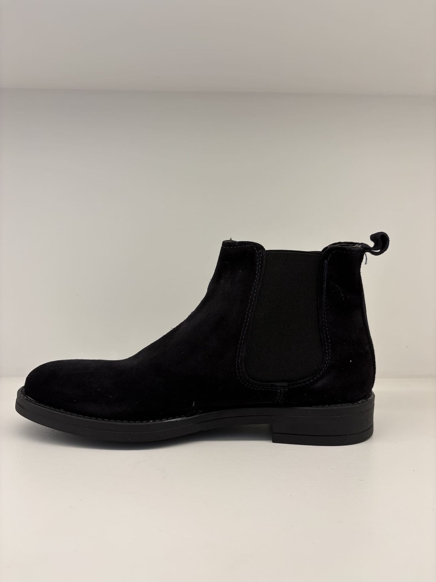 Stivaletto scamosciato blu