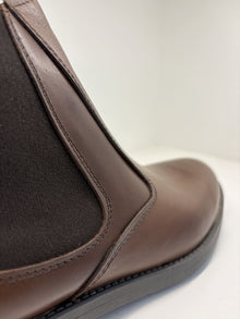 Stivaletto in pelle marrone