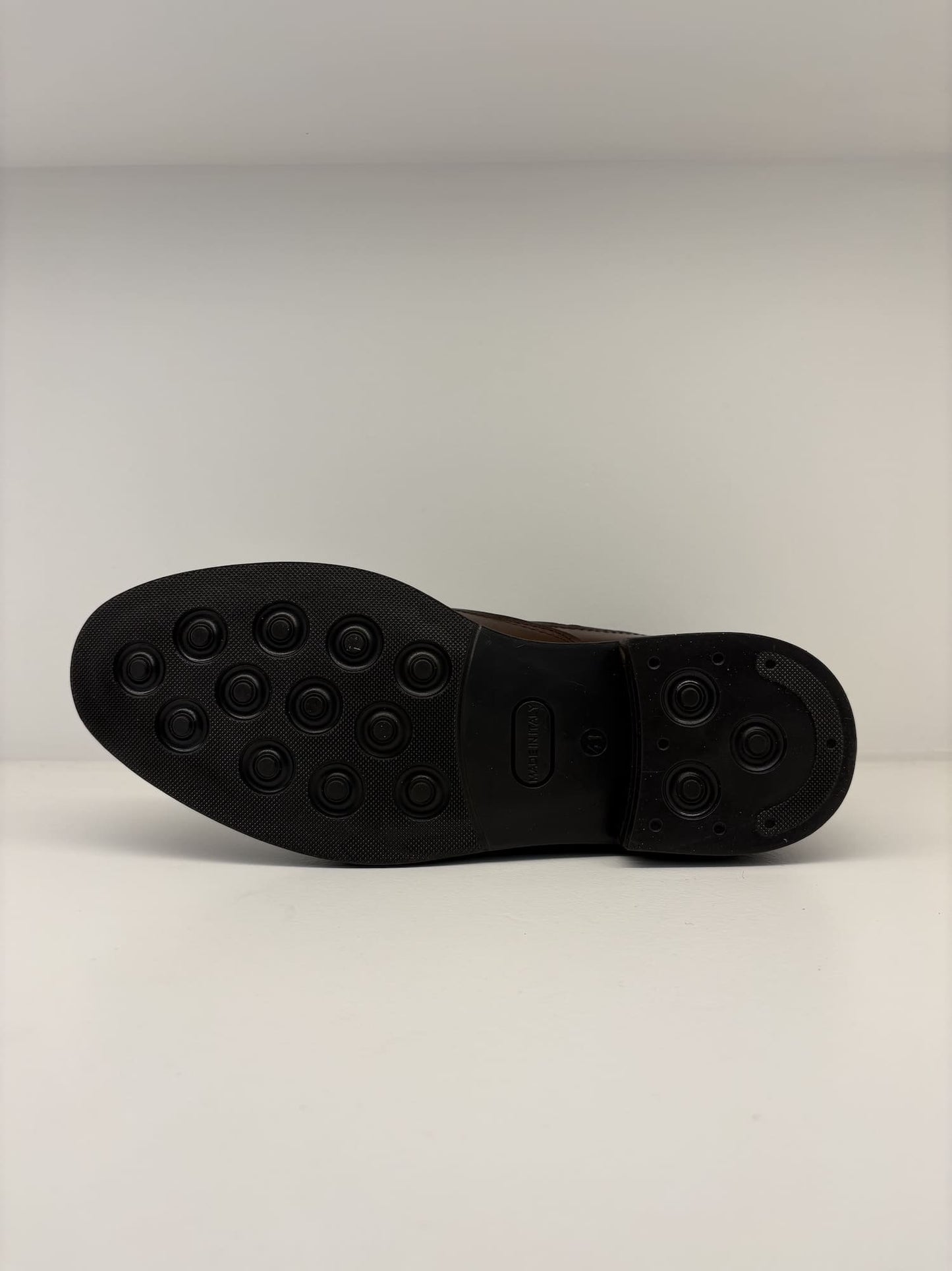 Stivaletto in pelle marrone