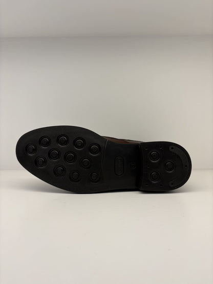 Stivaletto in pelle marrone