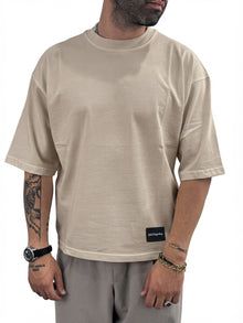 blacksvnday T-shirt maniche corte STEPHEN Avorio - Stile Cropped