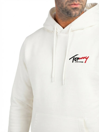 Felpa Tommy Jeans con cappuccio e grafica