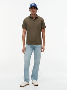 Tommy Hilfiger Polo in Cotone Piquet - Platinum Olive