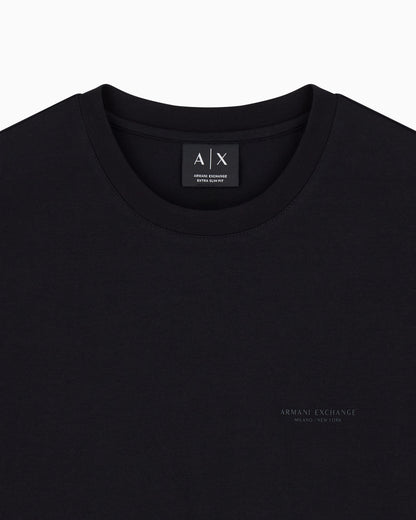 T-shirt a taglio slim in jersey di cotone stretch
