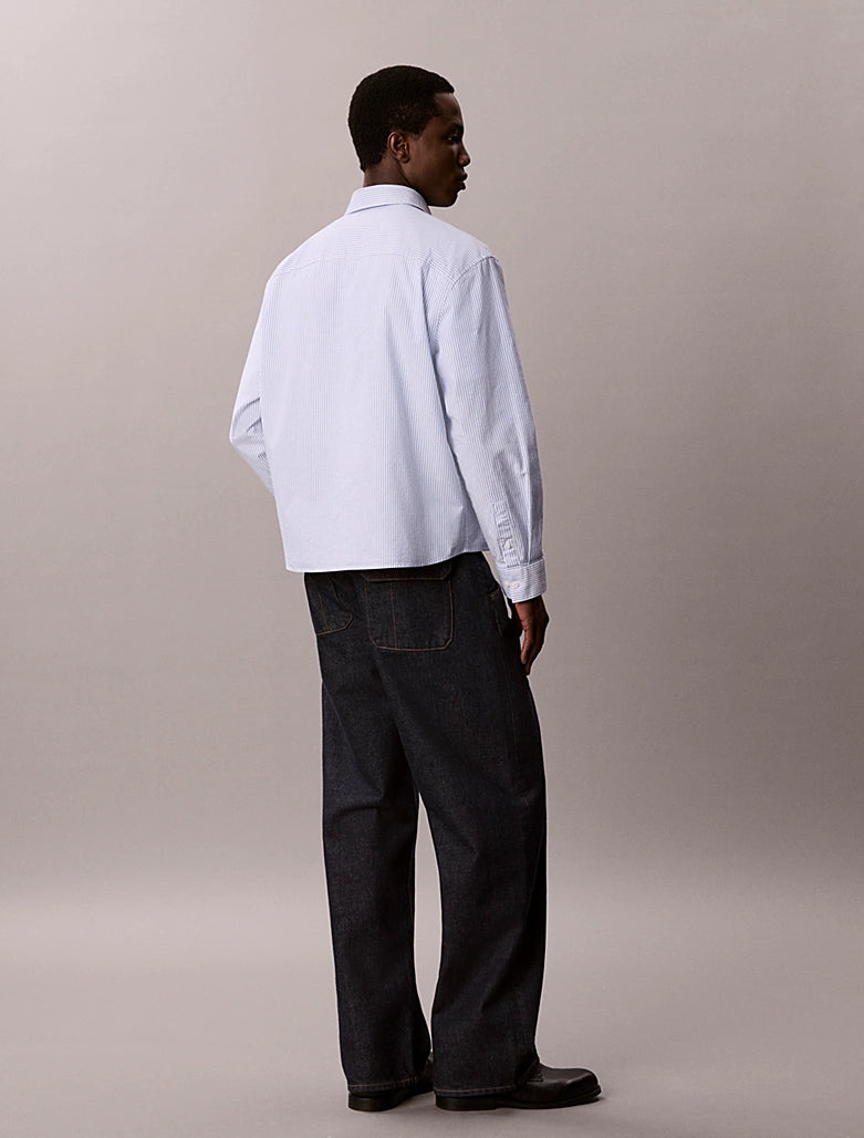 Camicia Calvin Klein a righe con logo