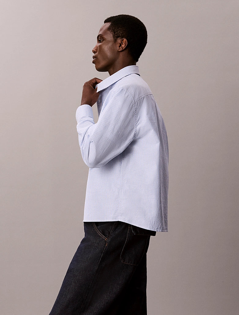 Camicia Calvin Klein a righe con logo