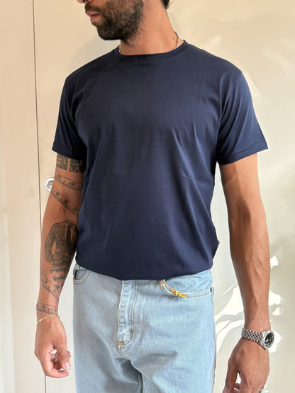 T-shirt in filo di scozia