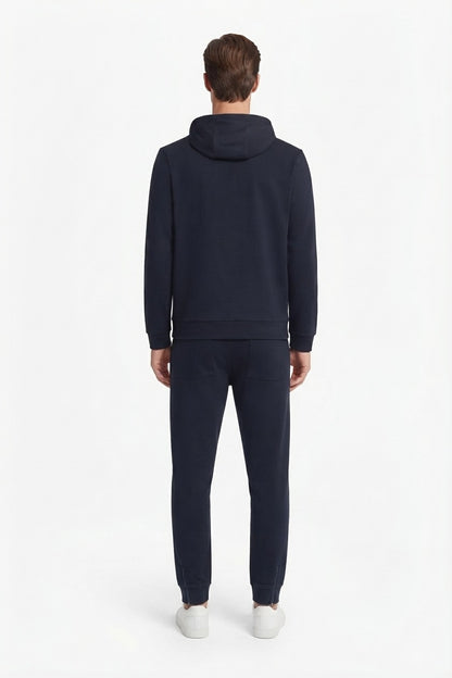 Felpa zip NY Sorbino blu navy
