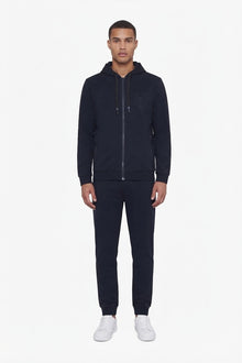 Felpa zip NY Sorbino blu navy