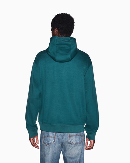 Felpa con Cappuccio Verde Armani Exchange