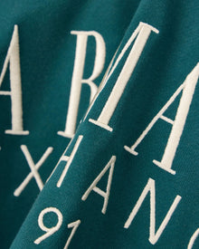Felpa con Cappuccio Verde Armani Exchange