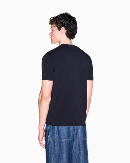 T-shirt a taglio slim in jersey di cotone stretch