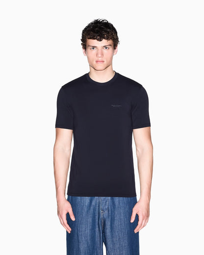 T-shirt a taglio slim in jersey di cotone stretch