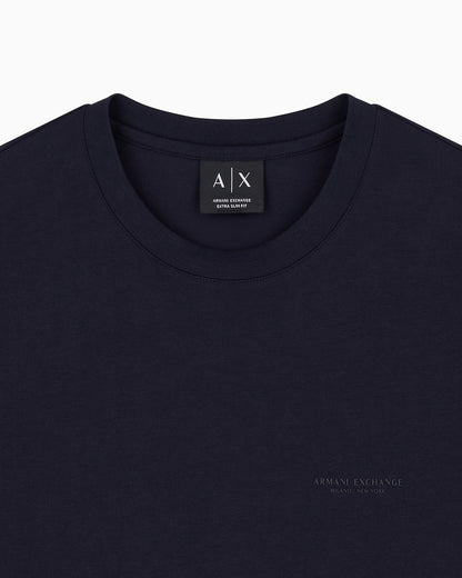 T-shirt a taglio slim in jersey di cotone stretch