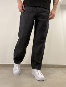 Jeans Uomo baggy in Denim Nero