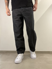 Jeans Uomo baggy in Denim Nero