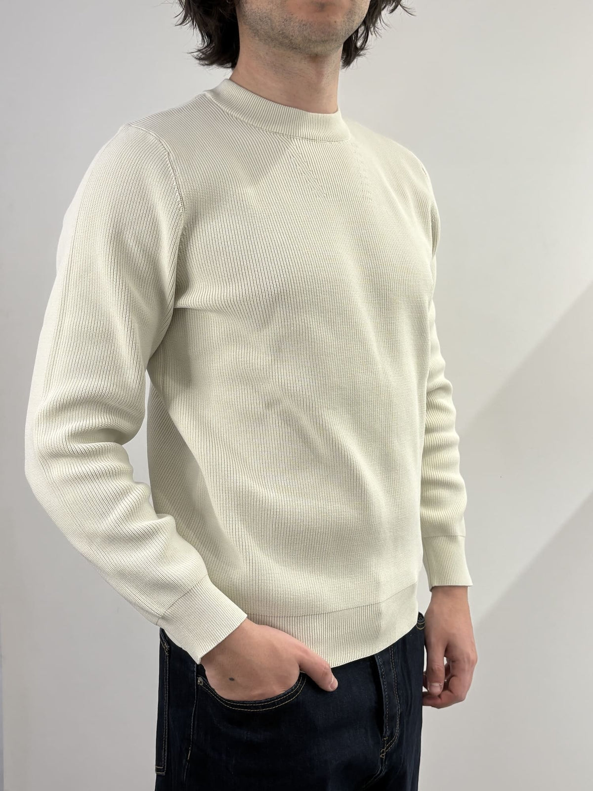 Maglione Uomo in Crema - Brown