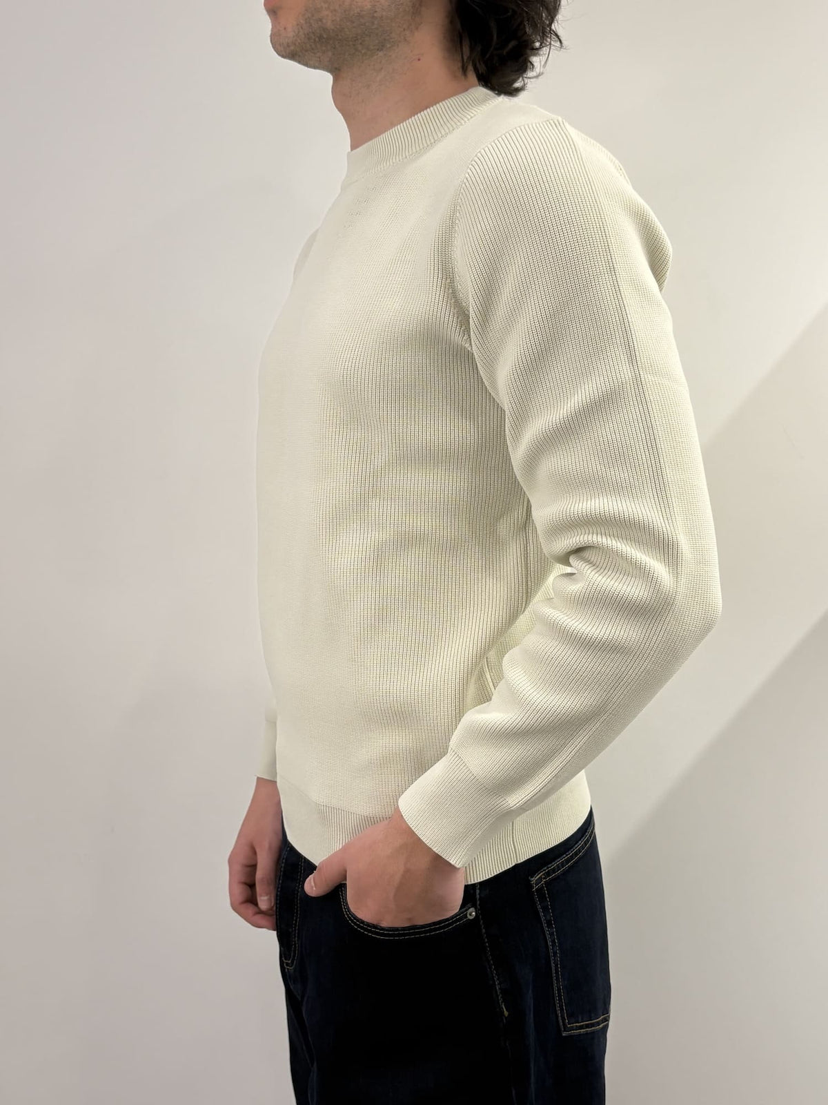 Maglione Uomo in Crema - Brown