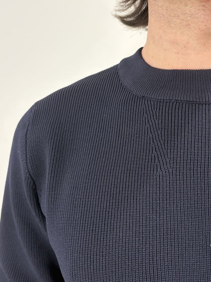 Maglione Uomo Blu in Cotone - Brown