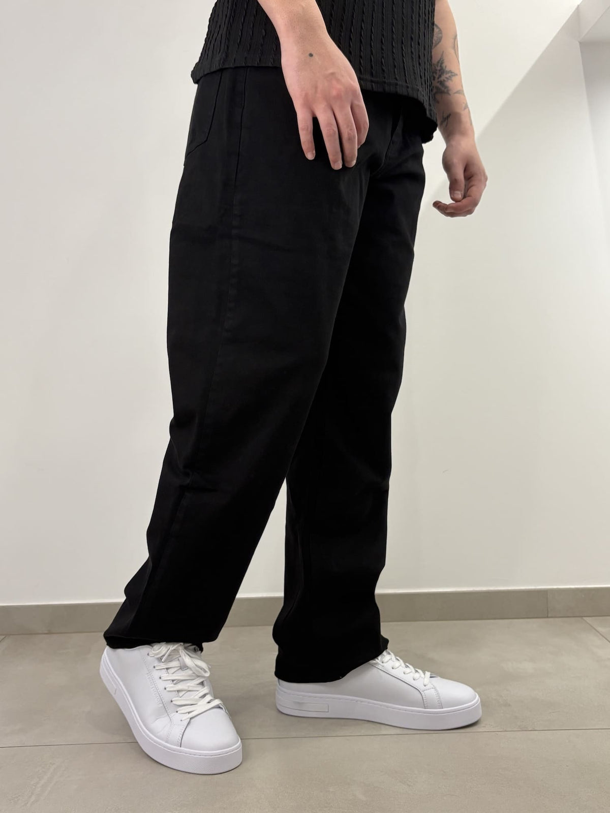 Jeans Uomo Nero