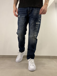 Jeans Uomo Brown in Denim Scuro