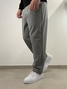 Pantalone semi elegante con elastico in vita