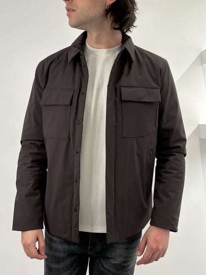 Giubbotto con colletto camicia