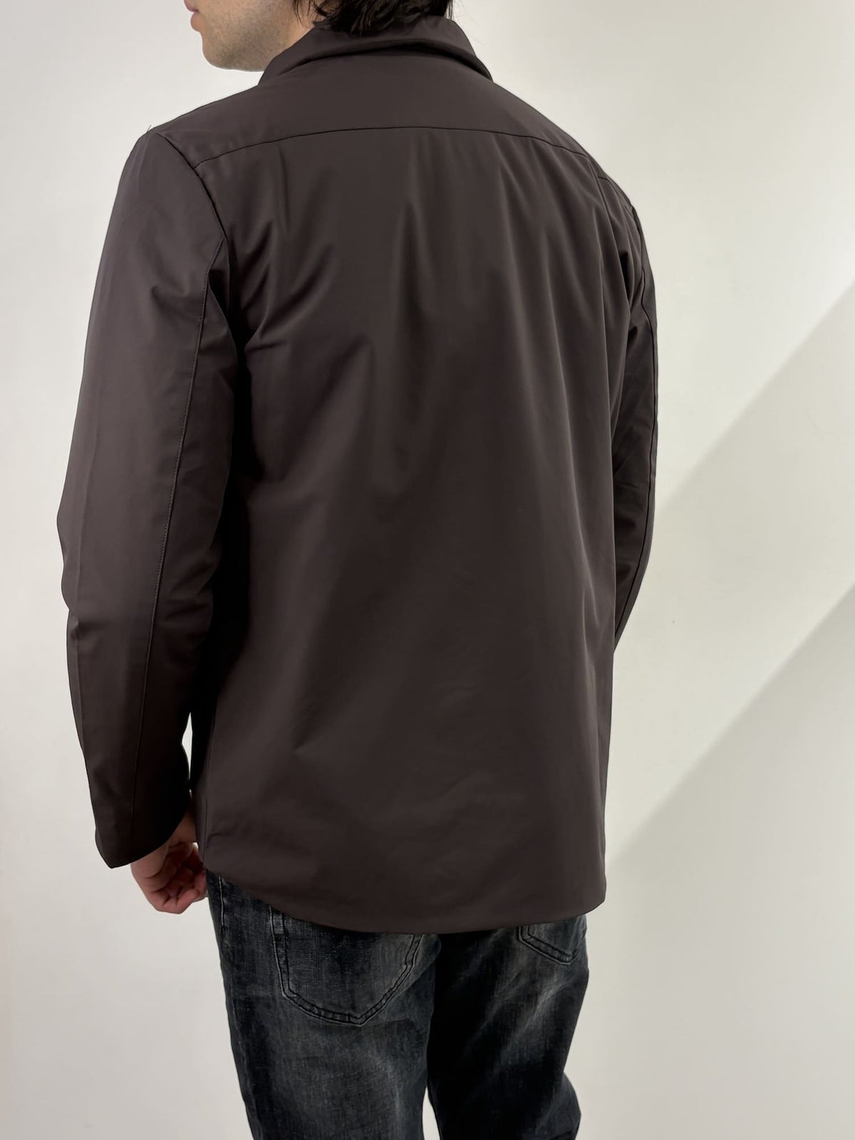 Giubbotto con colletto camicia