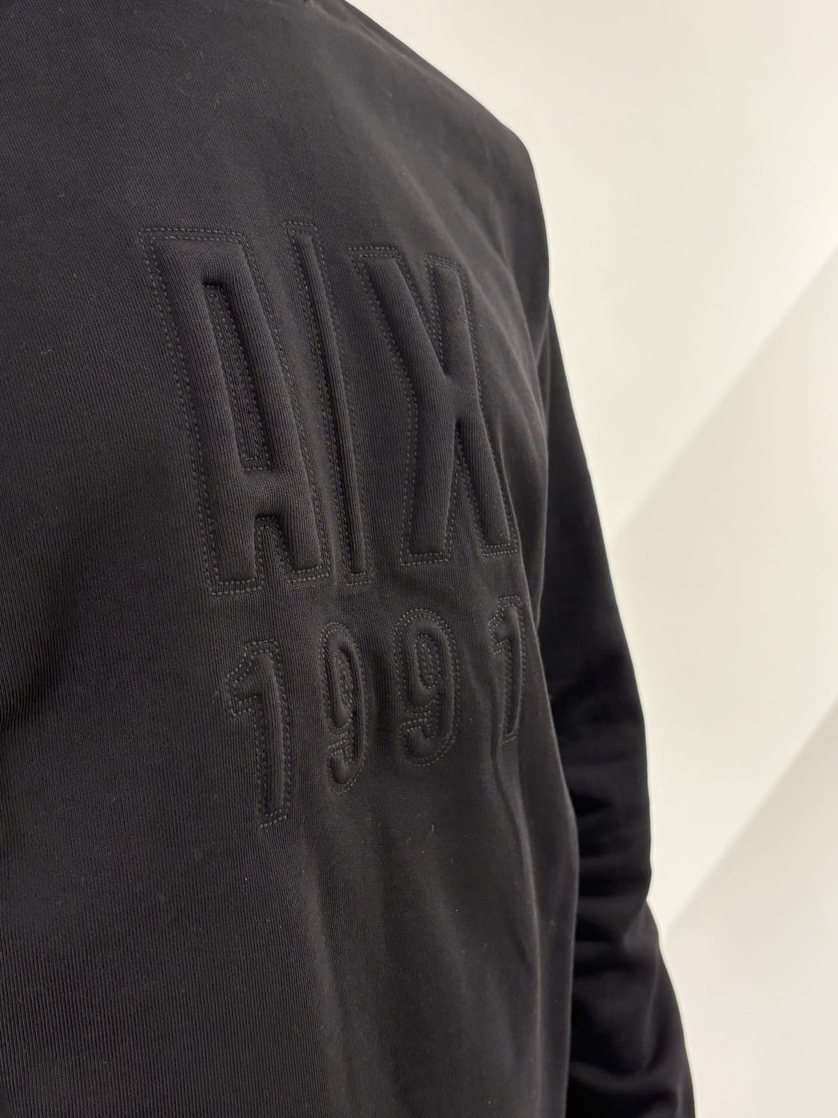 Felpa regular fit in cotone french terry