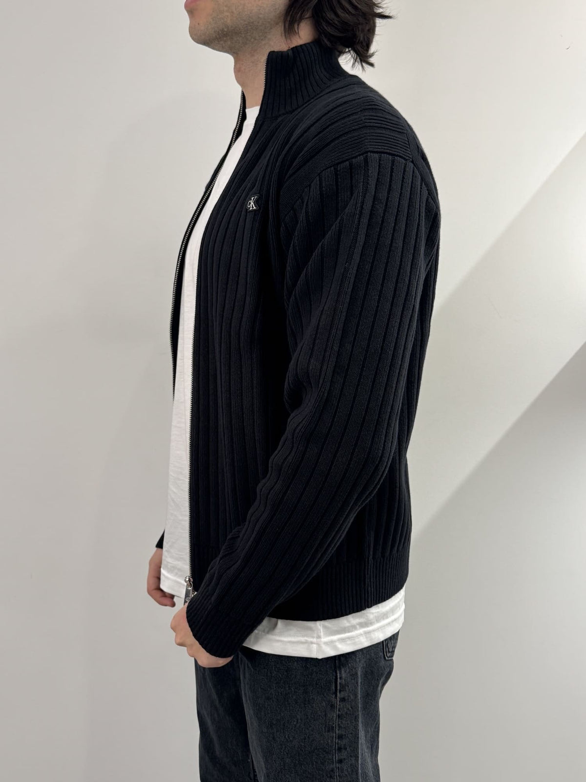 Felpa con zip Calvin Klein