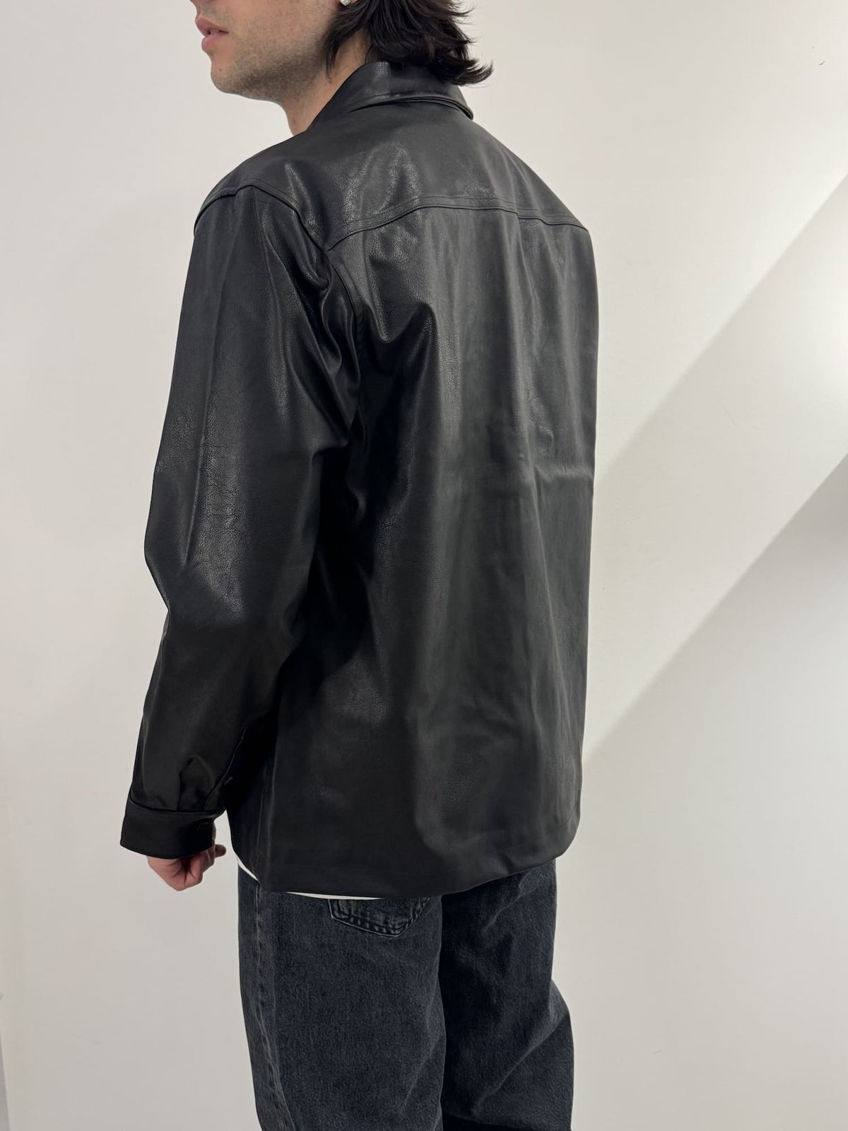Giubbotto in pelle Calvin Klein