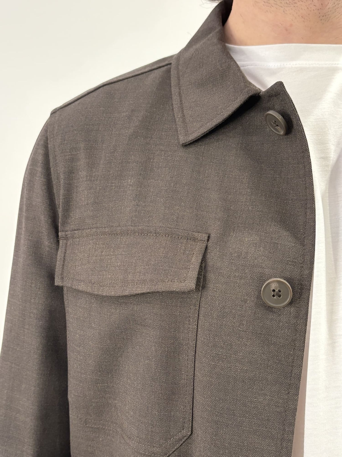 OverShirt Hamaki-Ho con bottoni