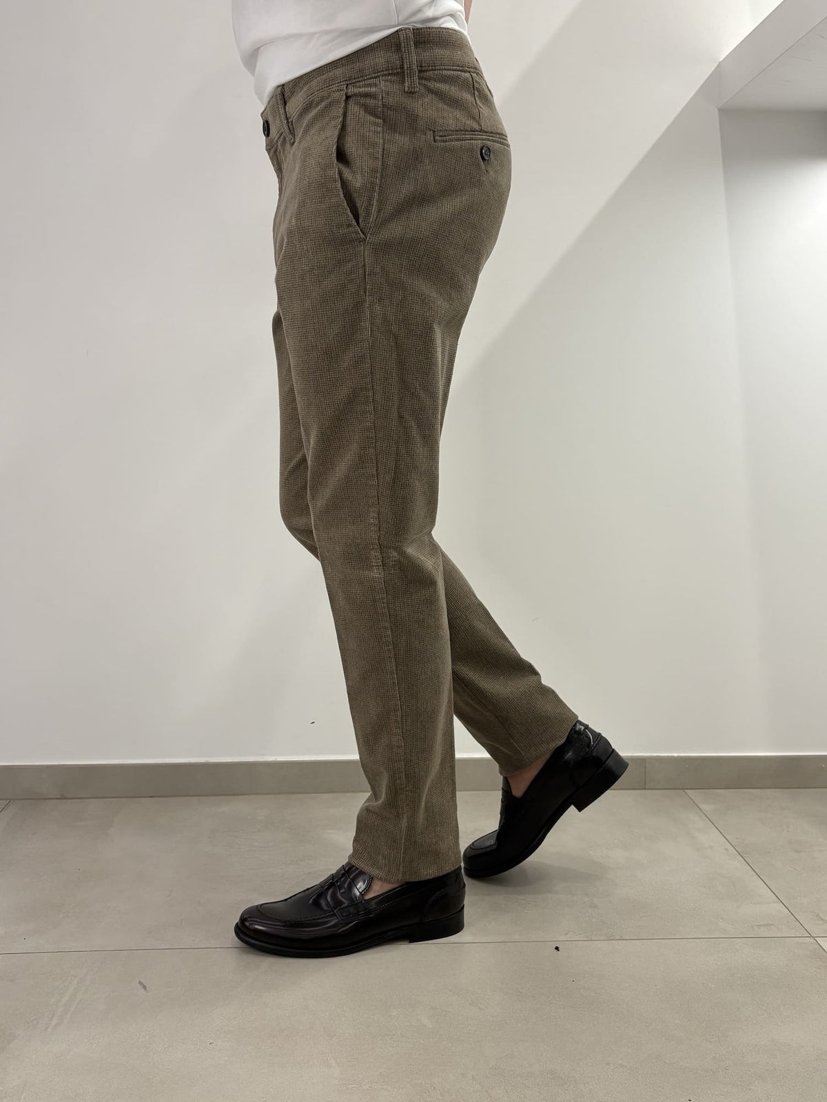 Pantalone Sea Barrier in micro fantasia effetto velluto