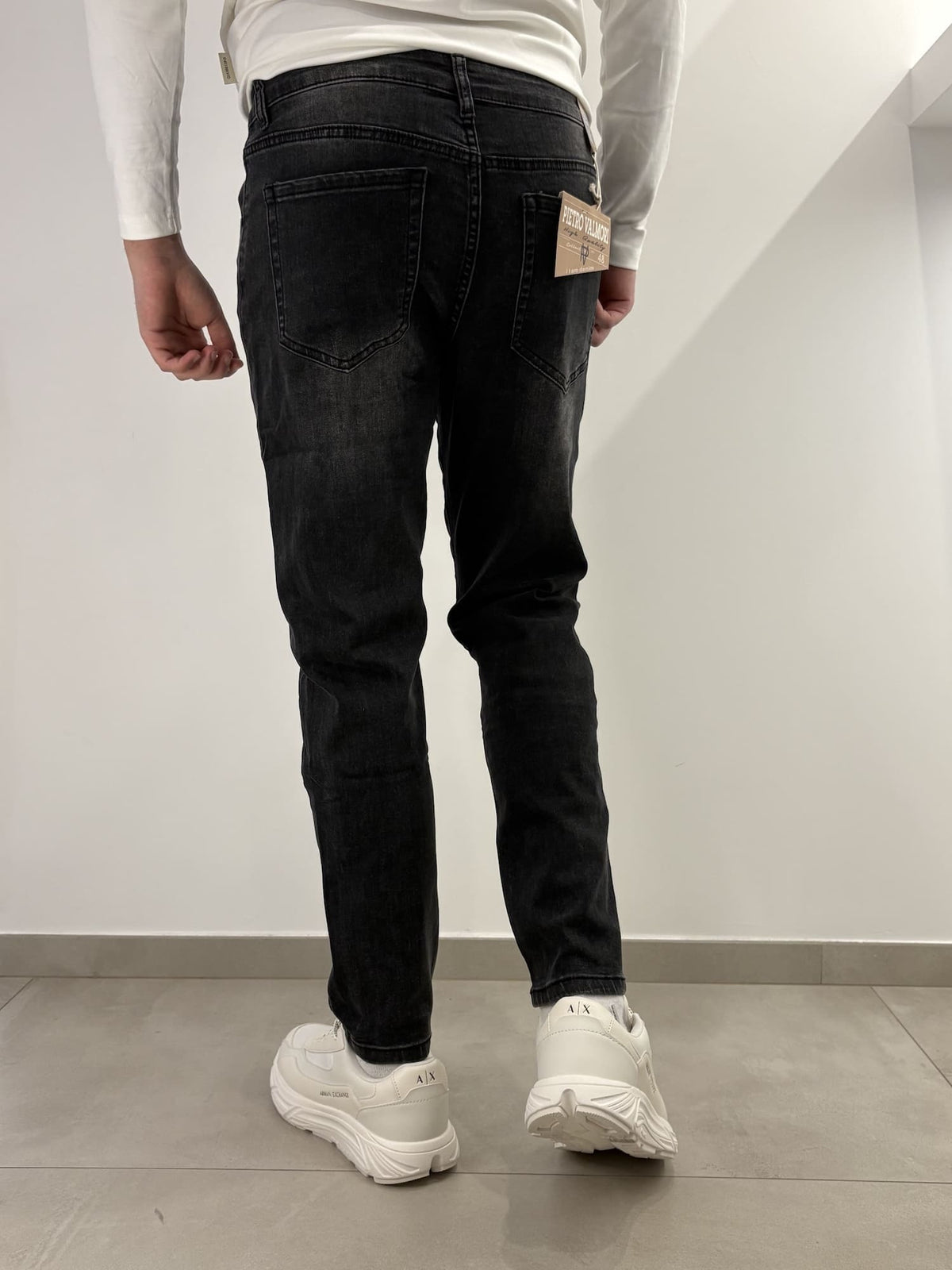 Jeans nero slim