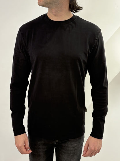 T-shirt manica lunga in caldo cotone