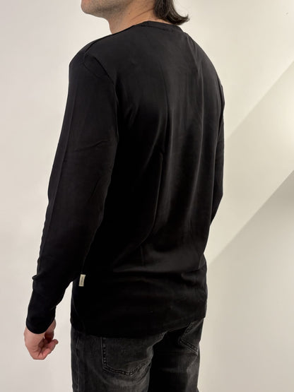 T-shirt manica lunga in caldo cotone