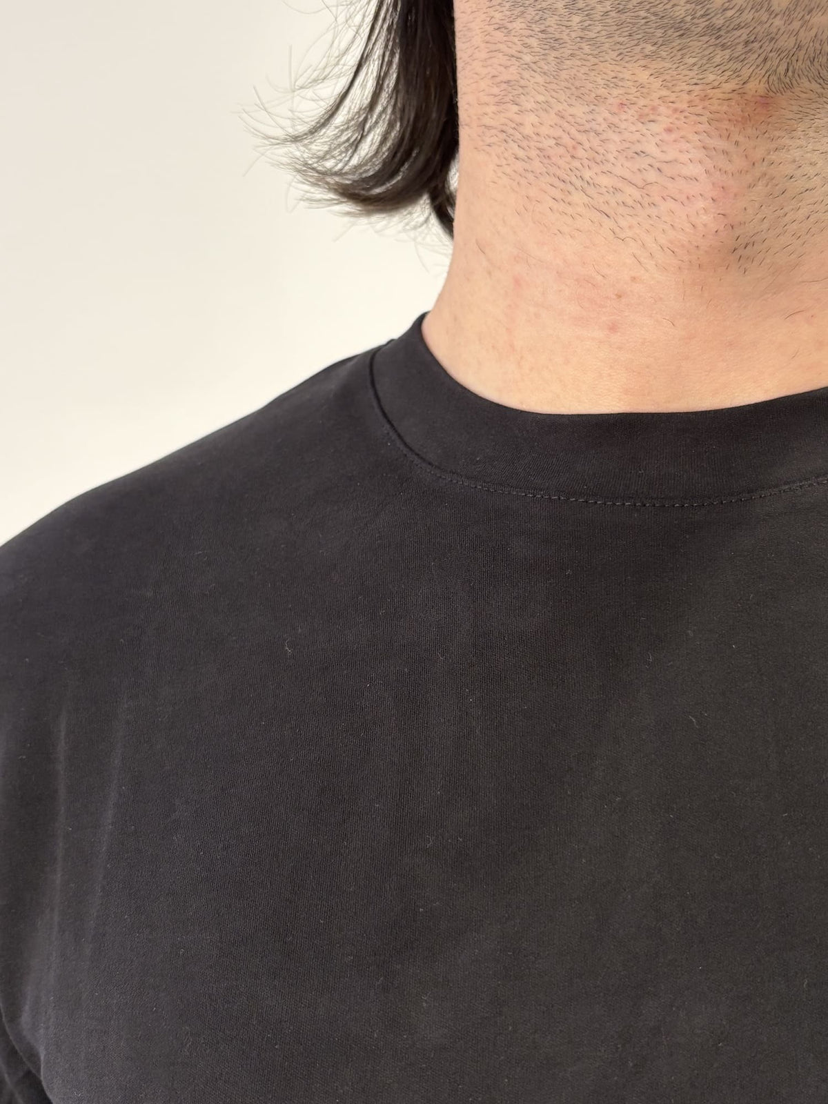 T-shirt manica lunga in caldo cotone