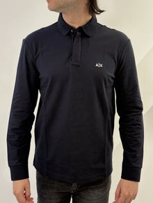 Polo Armani Exchange blu navy