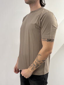T-shirt Hamaki-ho in misto cotone kaki