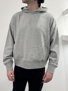 Felpa con cappuccio con logo dietro in spugna premium Calvin Klein