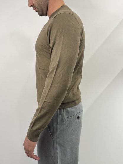 Maglioncino paricollo slim made in italy