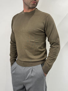 Maglioncino paricollo slim made in italy