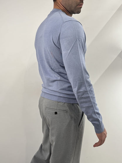 Maglioncino paricollo slim made in italy