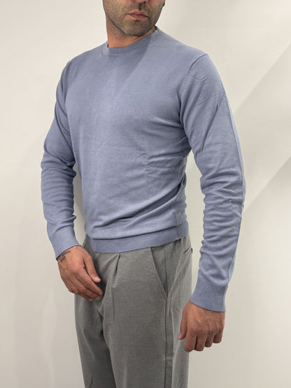 Maglioncino paricollo slim made in italy